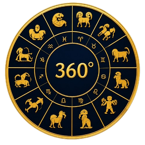 राशि चक्र 360 डिग्री